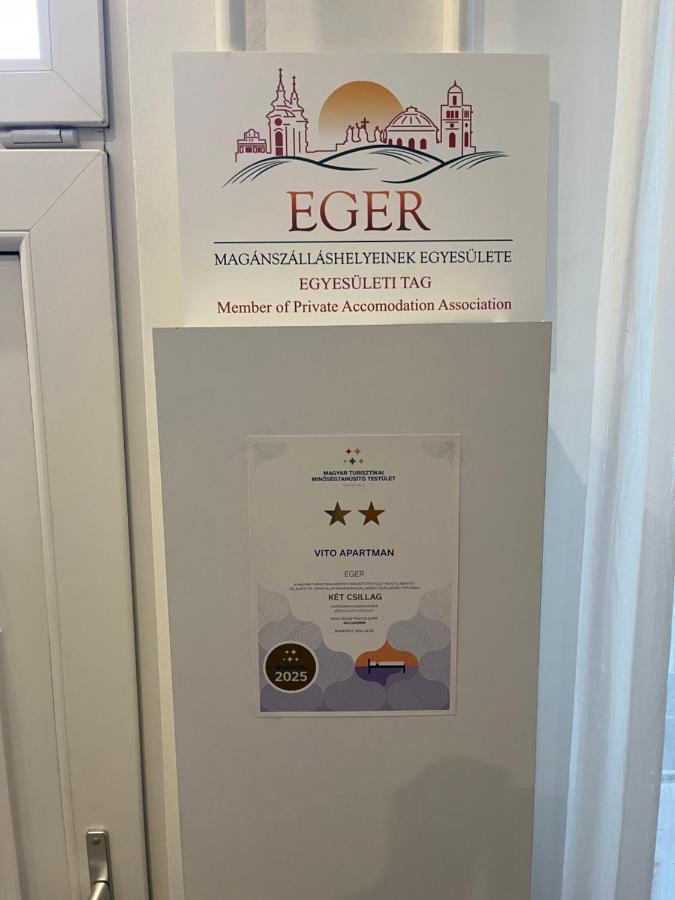 Vito Apartman Eger Eksteriør billede